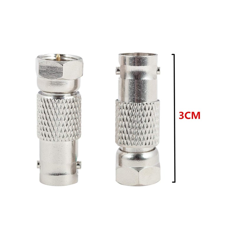 RFAdapter BNC to Coax, 5 Pack BNC Female to F Male Connector for Radio Antenna and Video Applications - Image 5